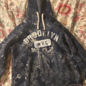 tie dye “brooklyn” hoodie